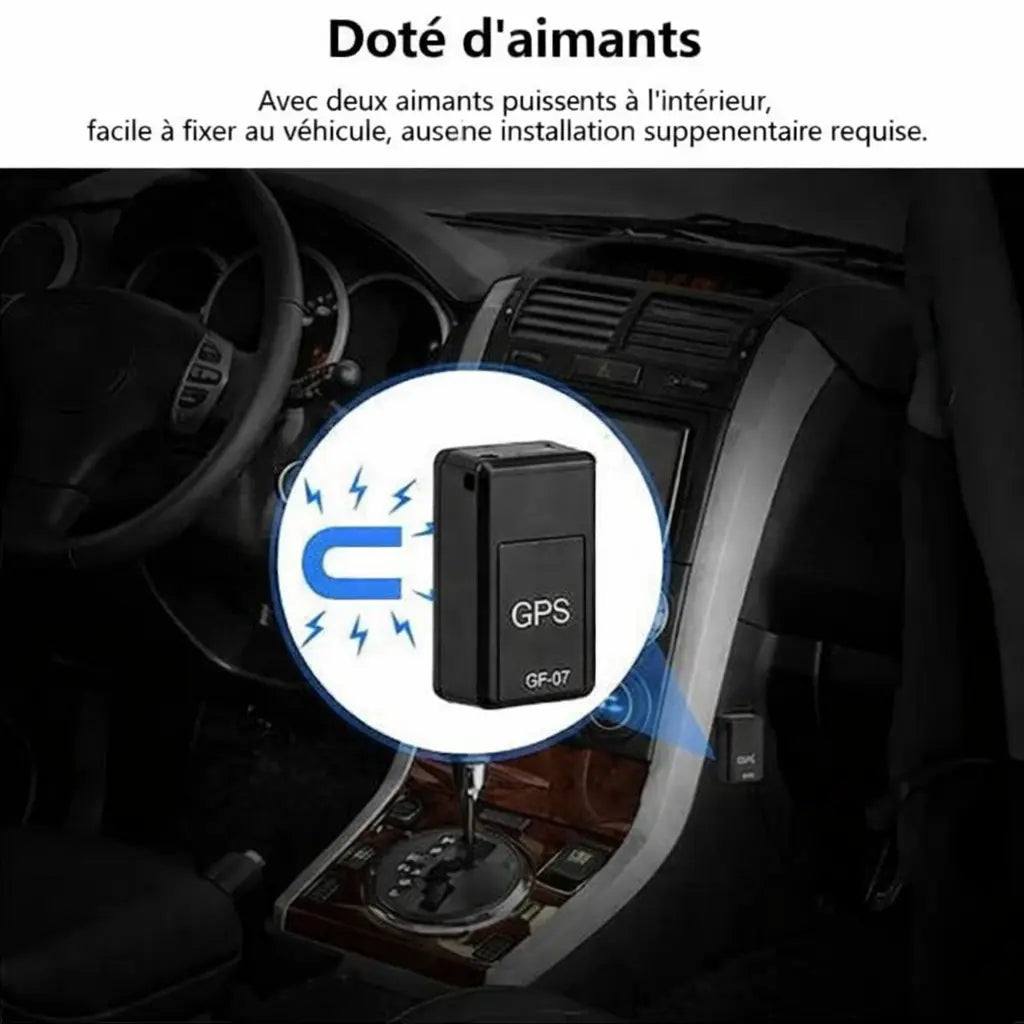 Traceur | GPS Mini Magnétique Mondial pour Vélo et Voiture – Sans Abonnement