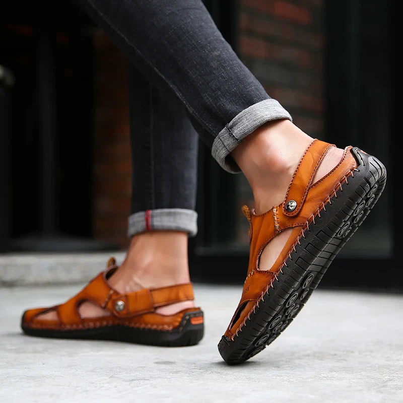 Sandales Orthopédiques en Cuir | OrthoFlex