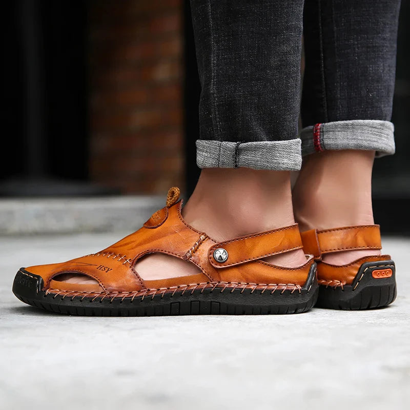 Sandales Orthopédiques en Cuir | OrthoFlex