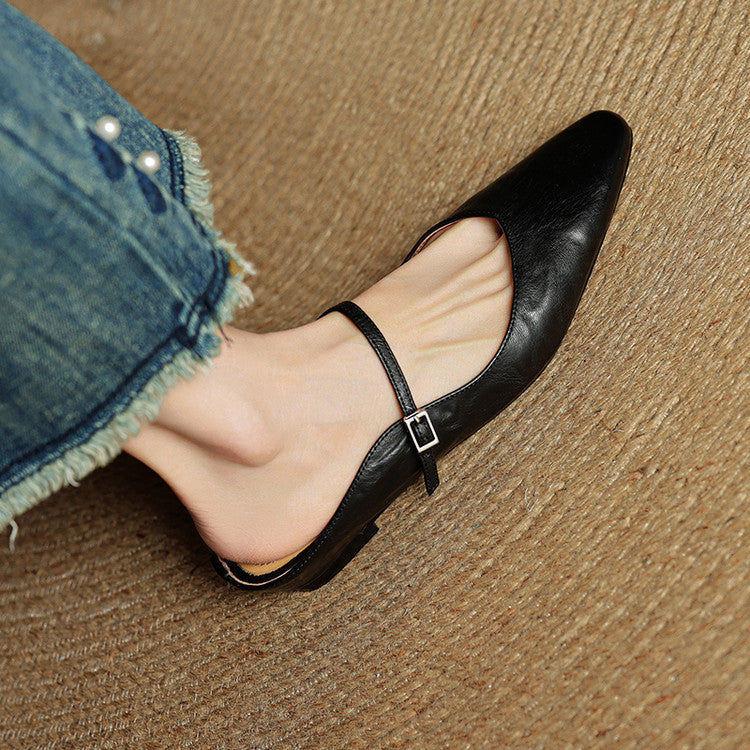 Orella | Mules en Cuir Véritable