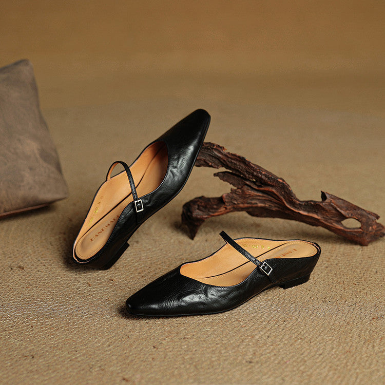 Orella | Mules en Cuir Véritable