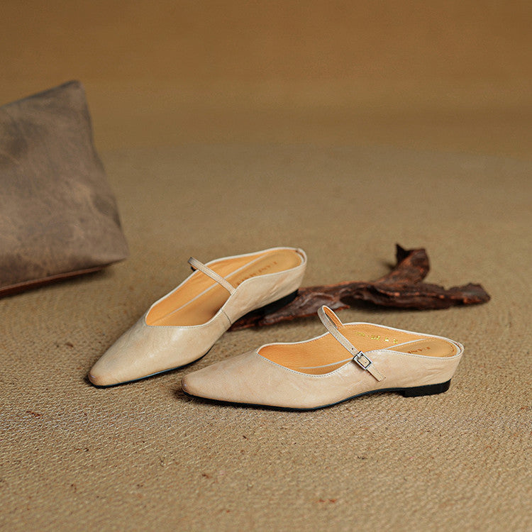 Orella | Mules en Cuir Véritable
