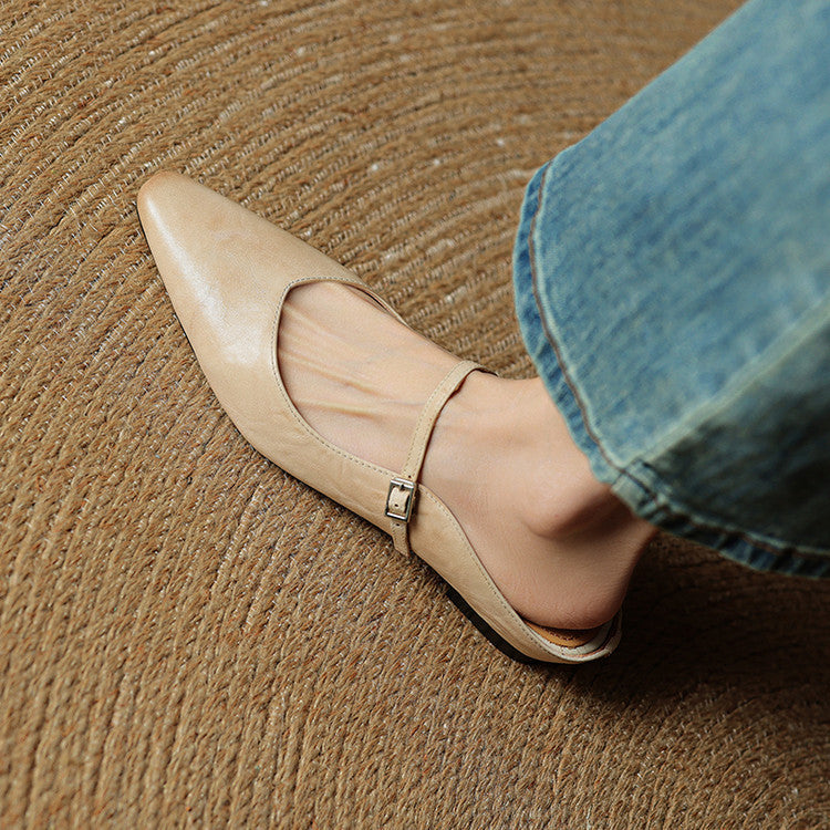 Orella | Mules en Cuir Véritable