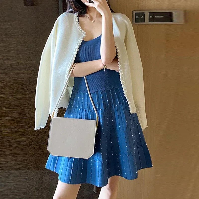 Cardigan Femme Orné de Perles - Vela Vici 🇫🇷