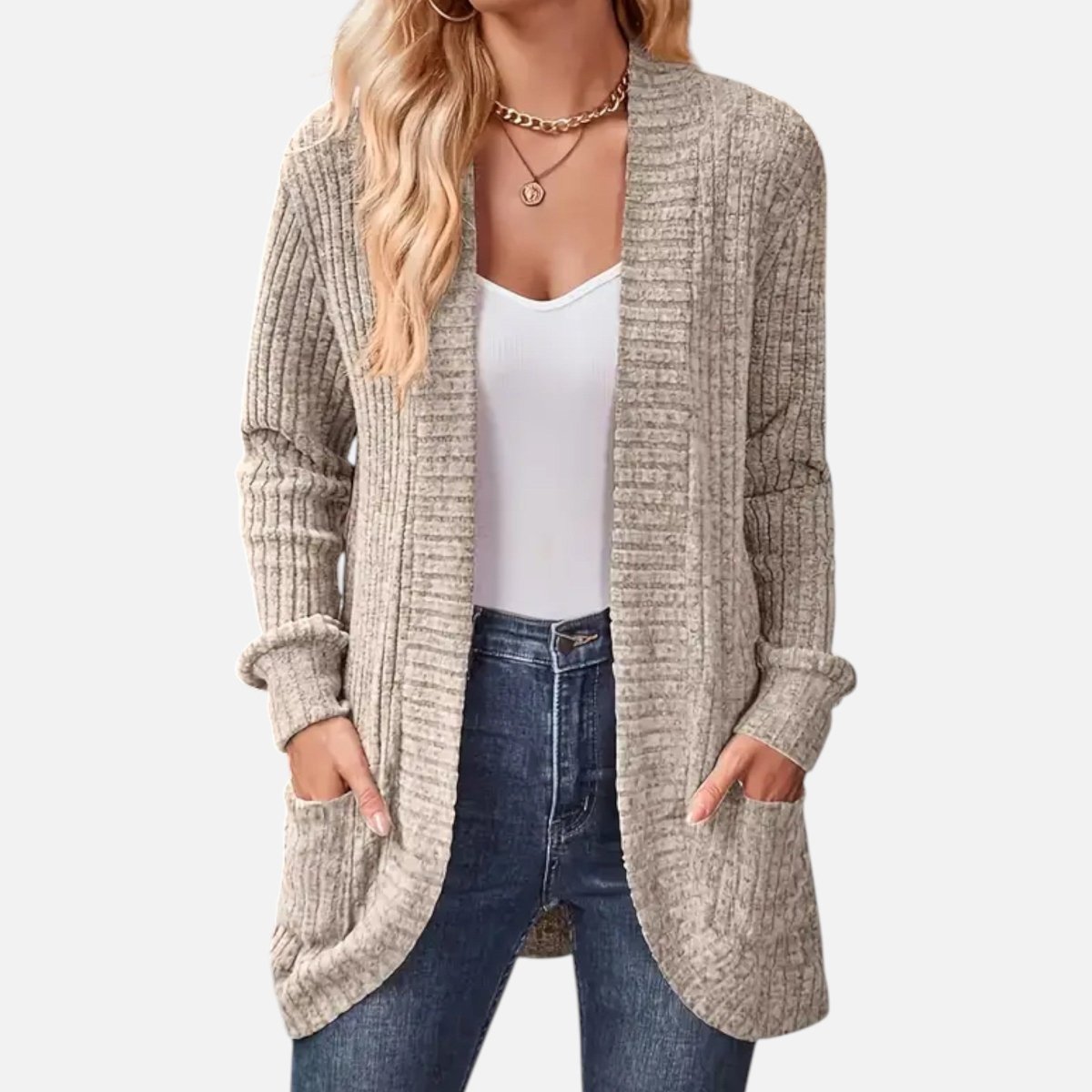 Chic Women's Knit Cardigan - Vela Vici 🇫🇷