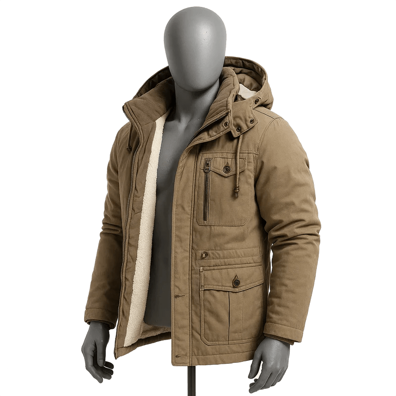 Frosty | Veste Tactique avec Capuche, Doublure en Fleece et Poches - Vela Vici 🇫🇷