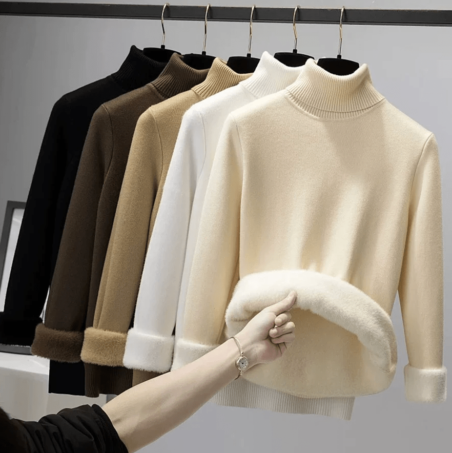 Jasmyn | Pull en Maille à Col Roulé - Vela Vici 🇫🇷