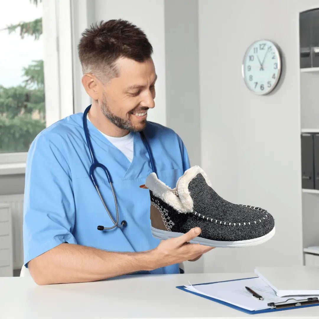 Luvvia | Chaussure Ergonomique Avec Doublure En Peluche. - Vela Vici 🇫🇷