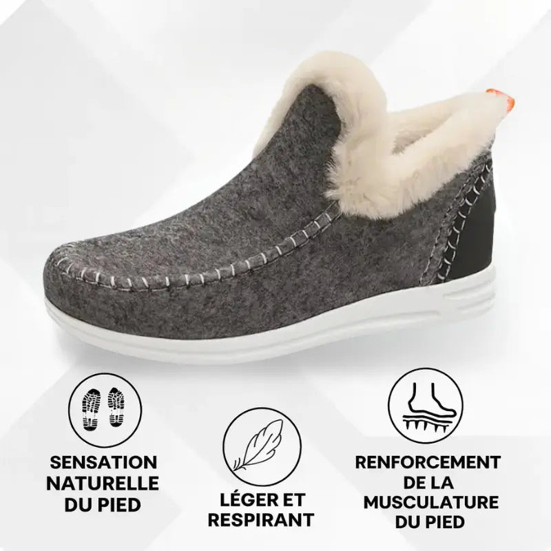 Luvvia | Chaussure Ergonomique Avec Doublure En Peluche. - Vela Vici 🇫🇷