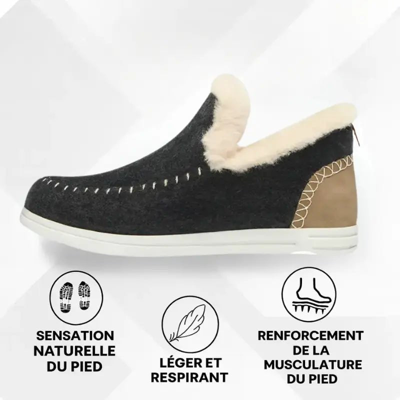 Luvvia | Chaussure Ergonomique Avec Doublure En Peluche. - Vela Vici 🇫🇷