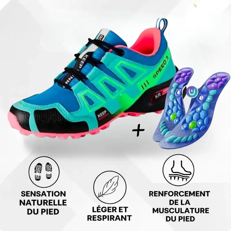 OrthoTrekking Chaussures Orthopediques + Semelles VitalSole - Vela Vici 🇫🇷