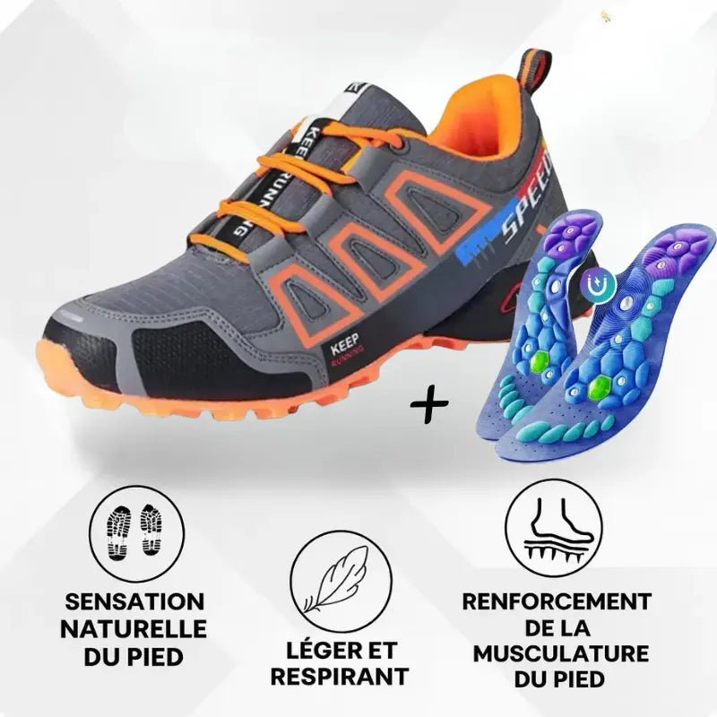 OrthoTrekking Chaussures Orthopediques + Semelles VitalSole - Vela Vici 🇫🇷