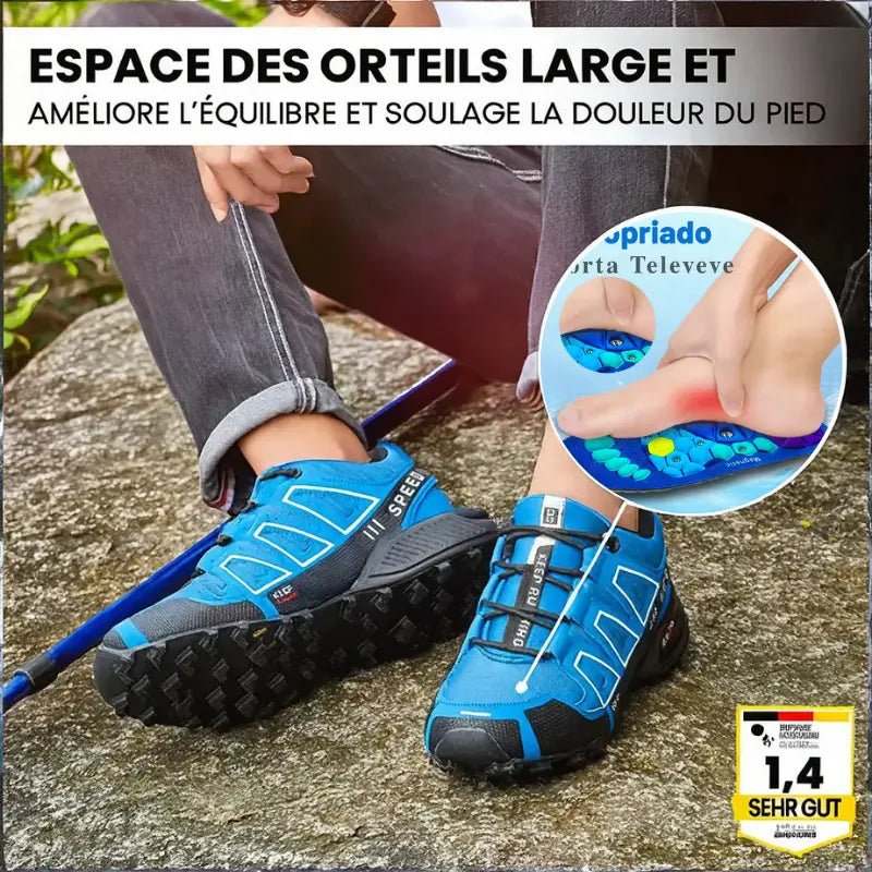 OrthoTrekking Chaussures Orthopediques + Semelles VitalSole - Vela Vici 🇫🇷