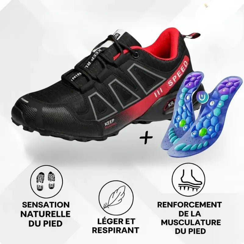 OrthoTrekking Chaussures Orthopediques + Semelles VitalSole - Vela Vici 🇫🇷