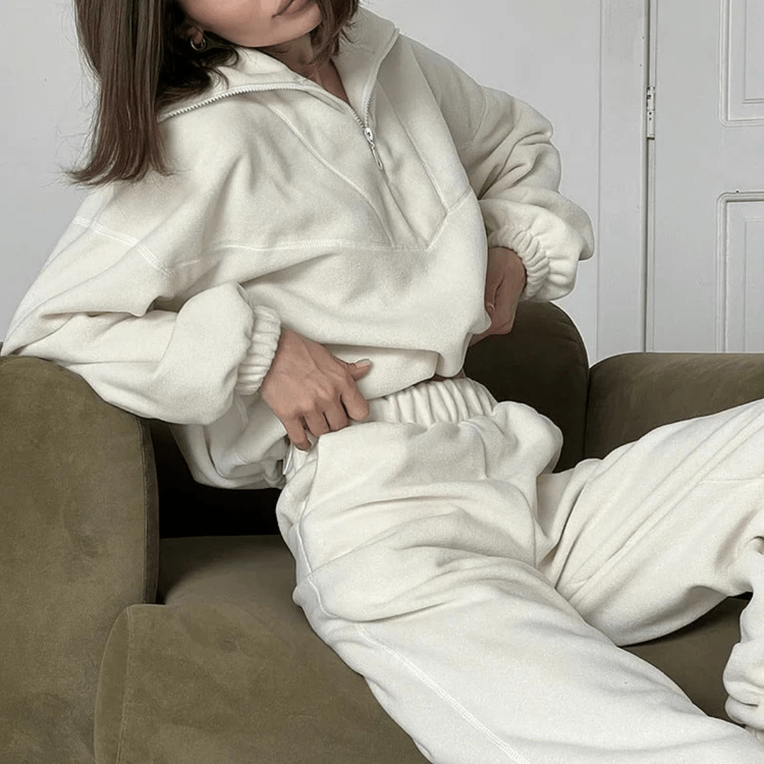 Pull à col zippé Aliyana pour femmes - Vela Vici 🇫🇷