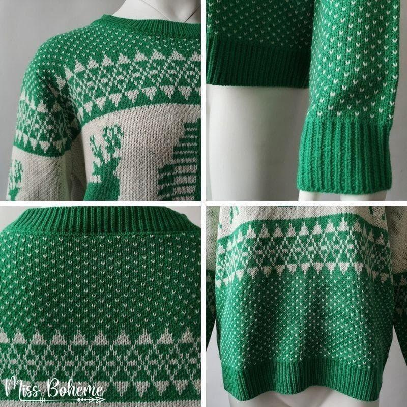 Pull de Noël Festif avec Motifs Hivernaux pour Femmes - Vela Vici 🇫🇷