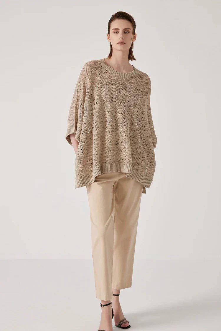 Pull Drapé au Crochet pour Femmes - Vela Vici 🇫🇷