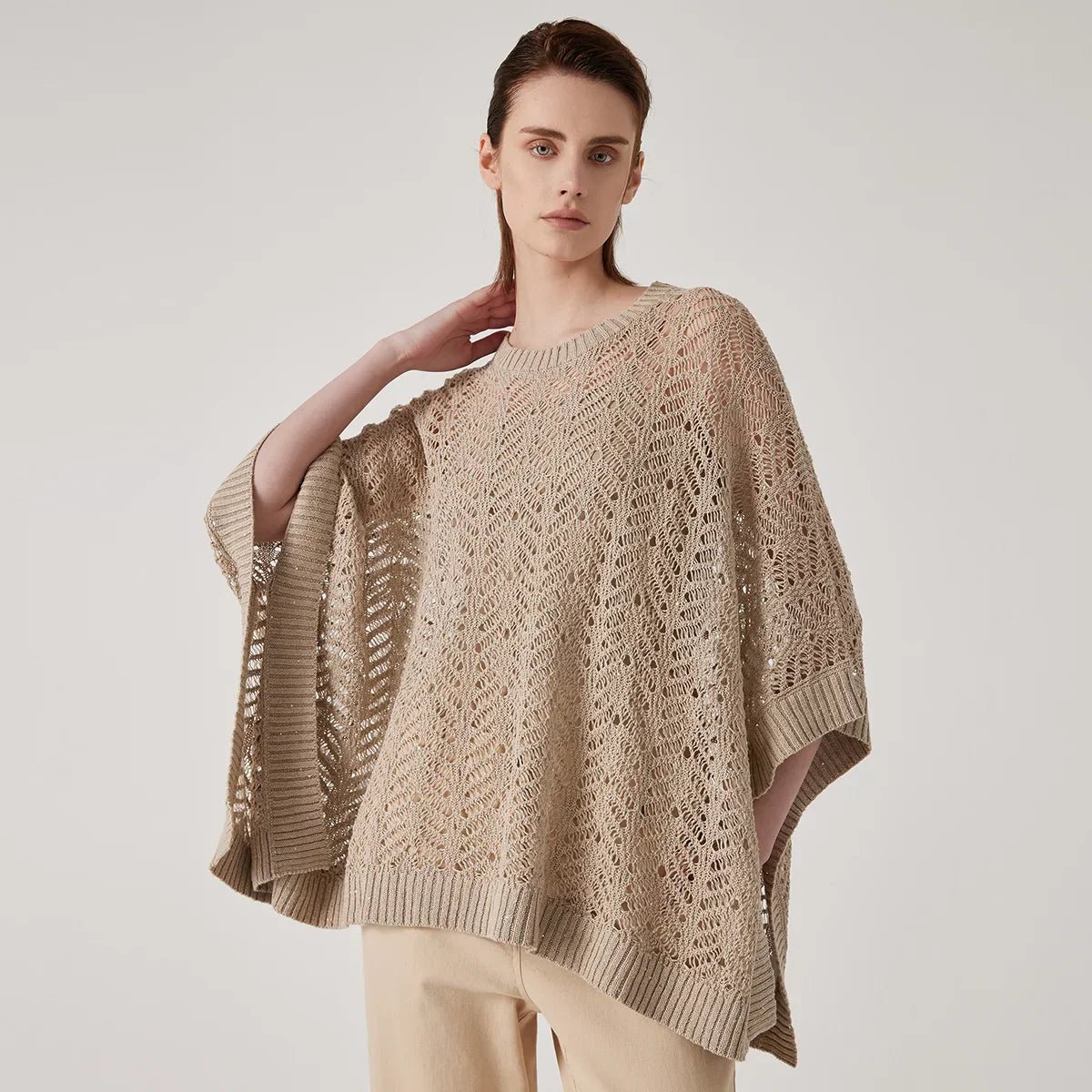 Pull Drapé au Crochet pour Femmes - Vela Vici 🇫🇷