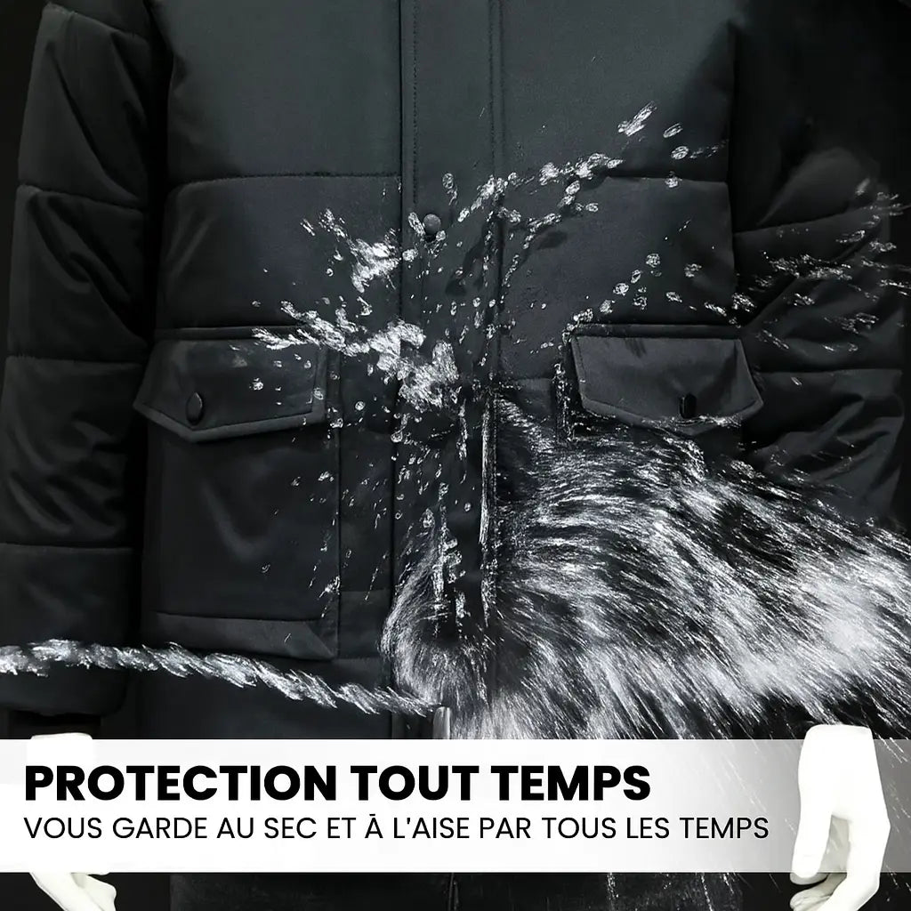 ThermoMax | Sweat à Capuche Pour Hommes Pour l’hiver – Coupe - Vent épais et Décontracté Avec Poches. - Vela Vici 🇫🇷