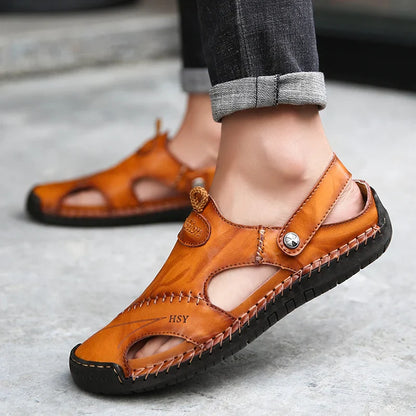 Sandales Orthopédiques en Cuir | OrthoFlex