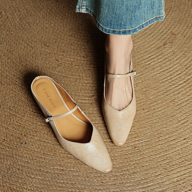 Orella | Genuine Leather Mules 