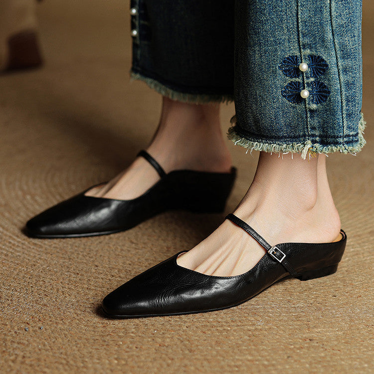 Orella | Genuine Leather Mules 