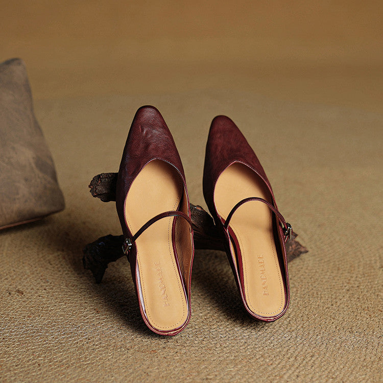 Orella | Genuine Leather Mules 