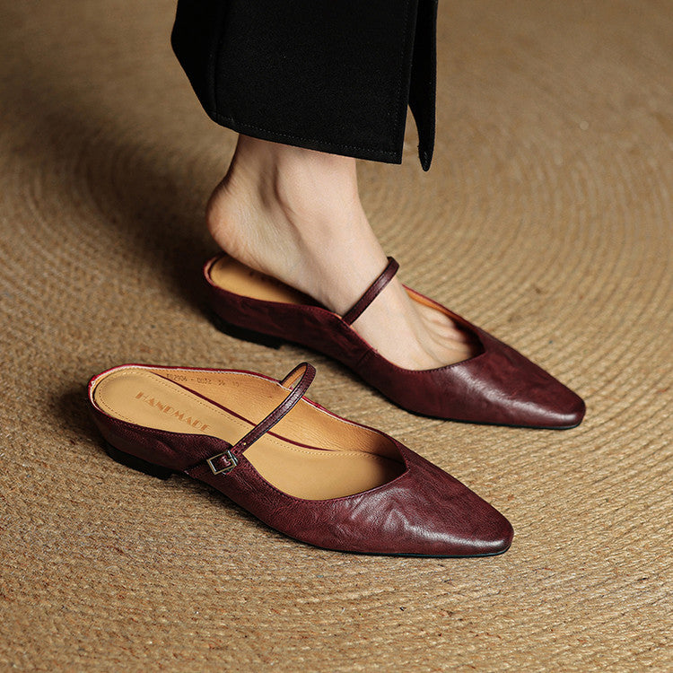 Orella | Genuine Leather Mules 