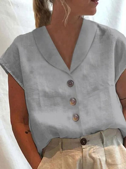 Gasin | Blouse à col élégant pour femmes