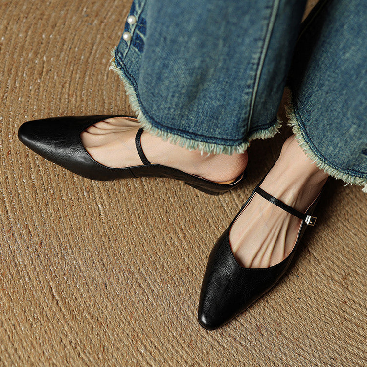 Orella | Genuine Leather Mules 