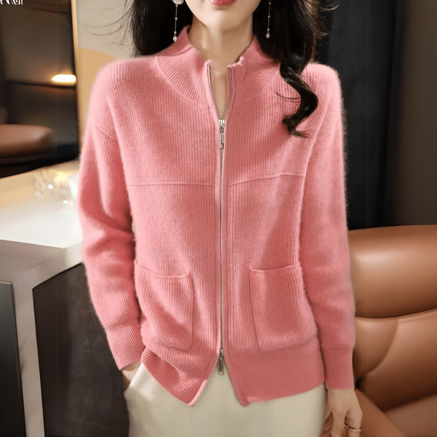 Cardigan en Laine Mérinos Décontracté pour Femmes - Vela Vici 🇫🇷