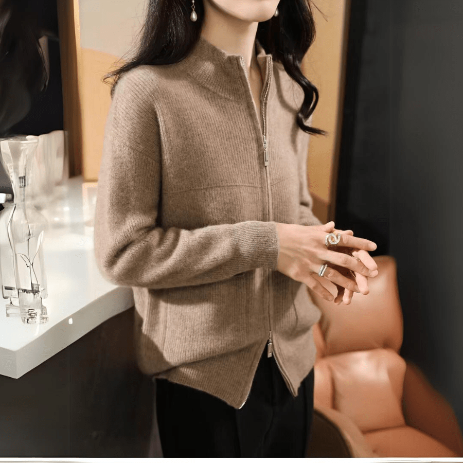 Cardigan en Laine Mérinos Décontracté pour Femmes - Vela Vici 🇫🇷