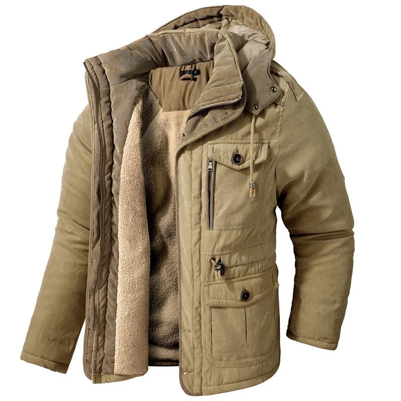 Frosty | Veste Tactique avec Capuche, Doublure en Fleece et Poches - Vela Vici 🇫🇷
