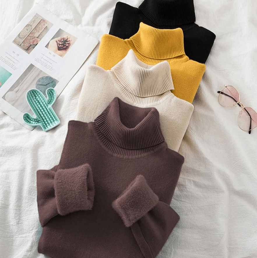 Jasmyn | Pull en Maille à Col Roulé - Vela Vici 🇫🇷