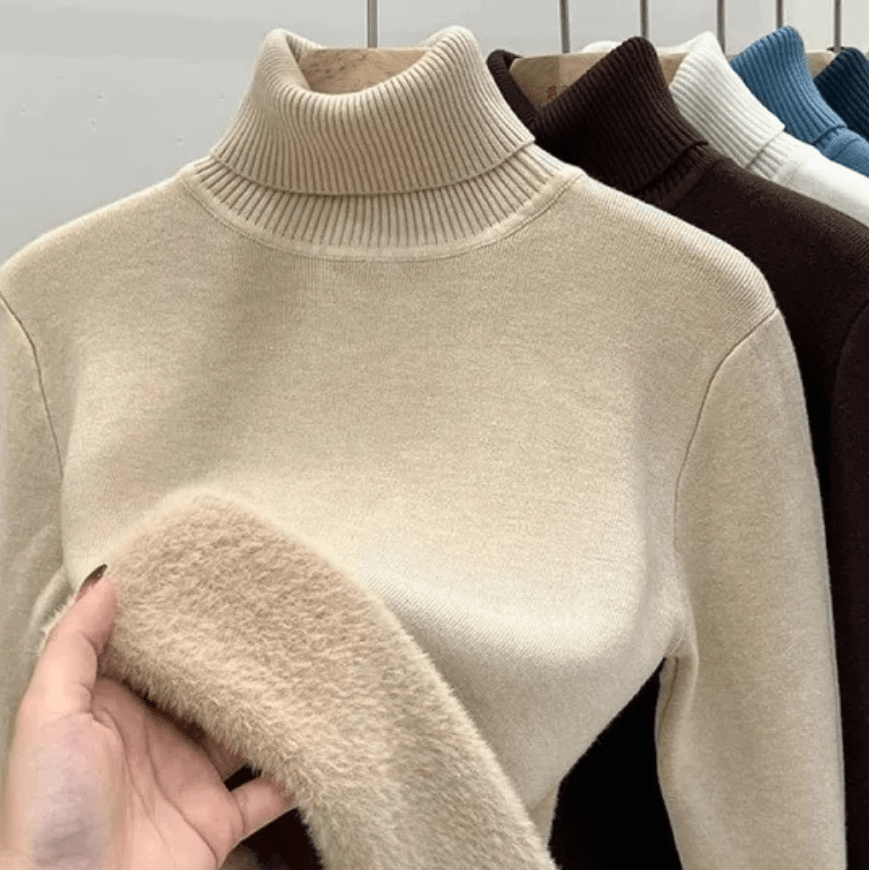 Jasmyn | Pull en Maille à Col Roulé - Vela Vici 🇫🇷