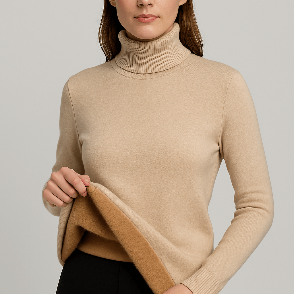 Jasmyn | Pull en Maille à Col Roulé - Vela Vici 🇫🇷