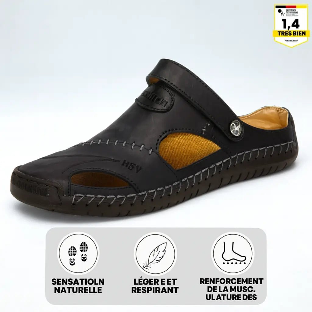 OrthoFlex | Sandales Orthopédiques en Cuir - Vela Vici 🇫🇷