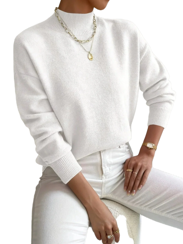 Pull Décontracté à Col Roulé pour Femmes - Vela Vici 🇫🇷