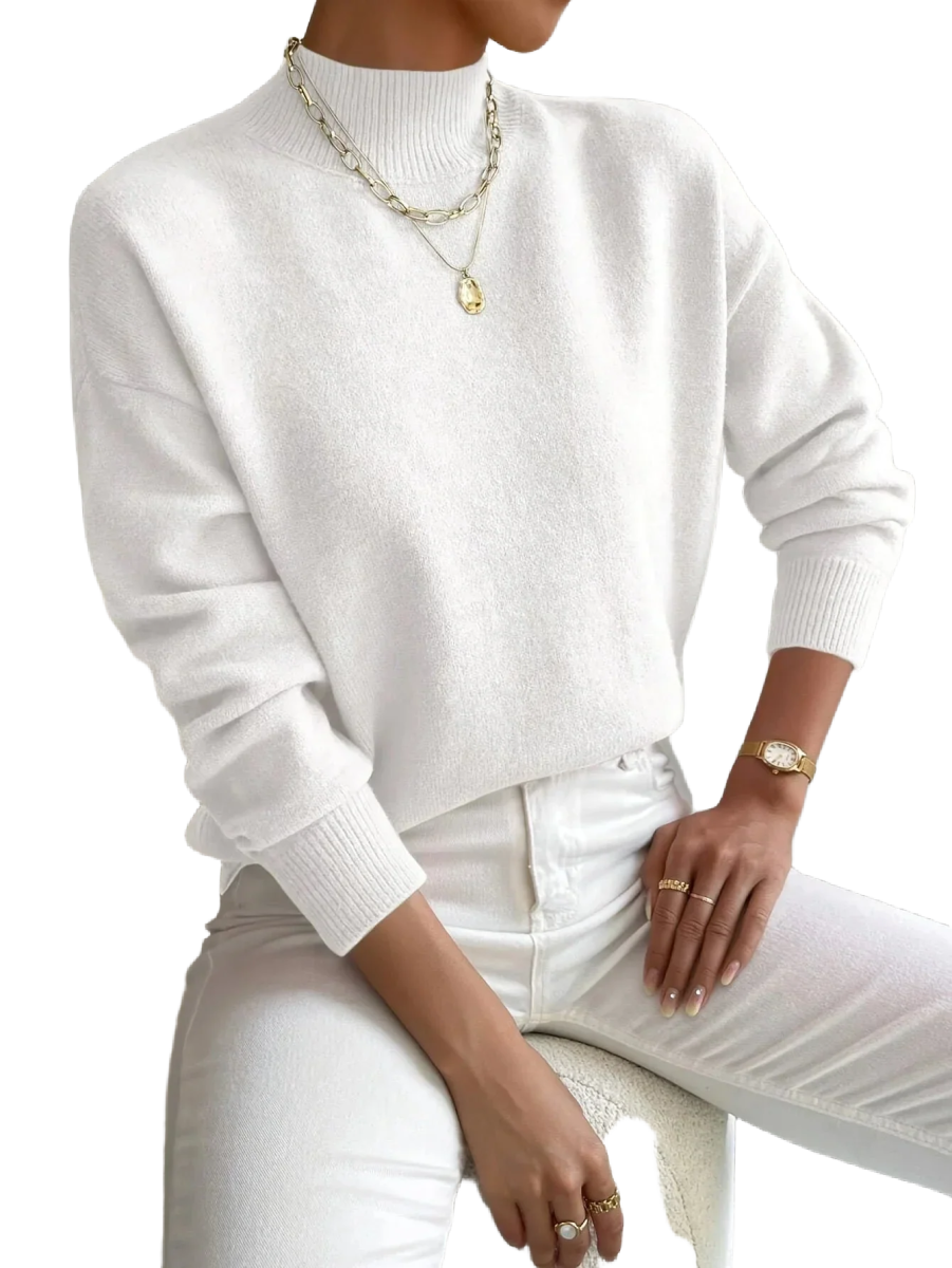 Pull Décontracté à Col Roulé pour Femmes - Vela Vici 🇫🇷