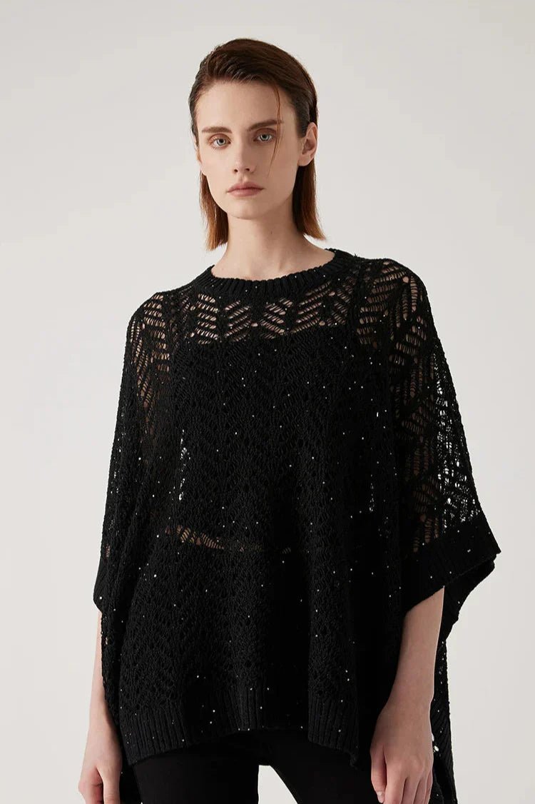 Pull Drapé au Crochet pour Femmes - Vela Vici 🇫🇷