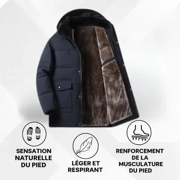ThermoMax | Sweat à Capuche Pour Hommes Pour l’hiver – Coupe - Vent épais et Décontracté Avec Poches. - Vela Vici 🇫🇷
